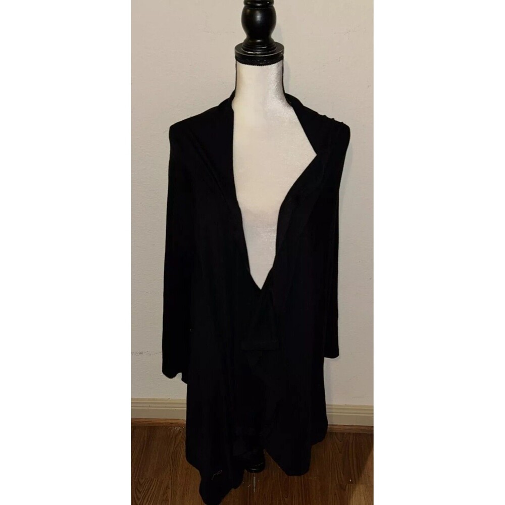 Venus 40/42 Open Black Long Sleeve Cardigan